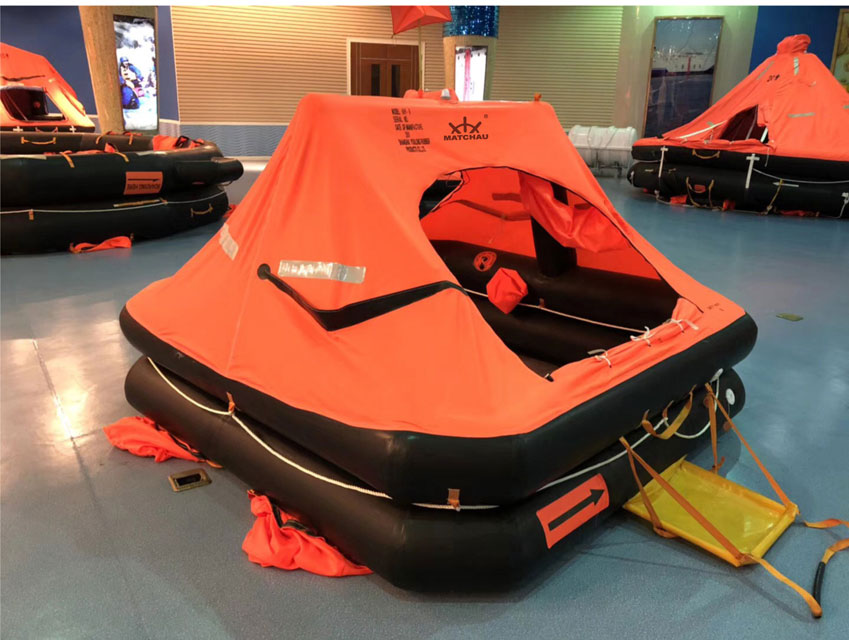 ISO 9650-1 Throw Overboard Inflatable Life Raft for Yacht