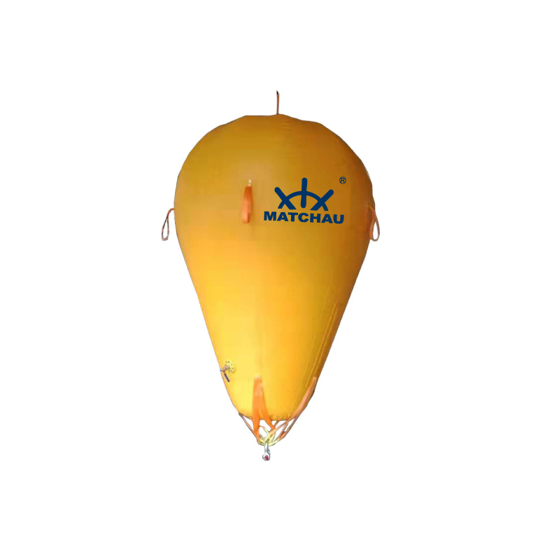 Parachute type air lift bag